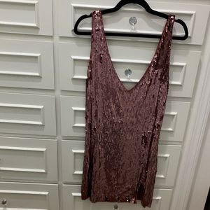 FREE PEOPLE SEQUIN MINI DRESS
